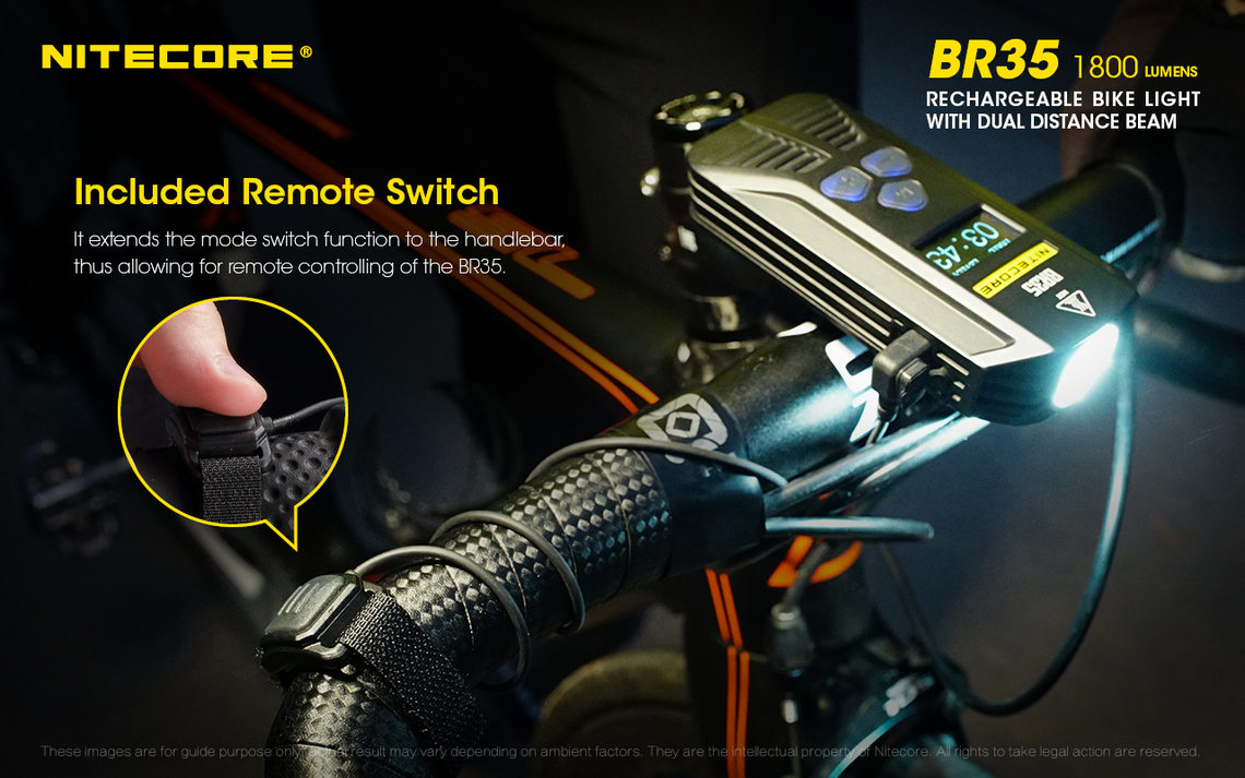 Bike light with remote deals switch