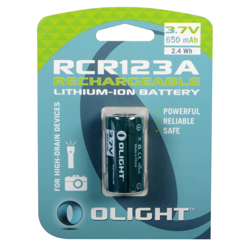 Olight RCR123A Li Ion Battery