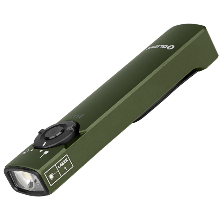Olight Arkfeld GREEN Flat Torch with Green Laser