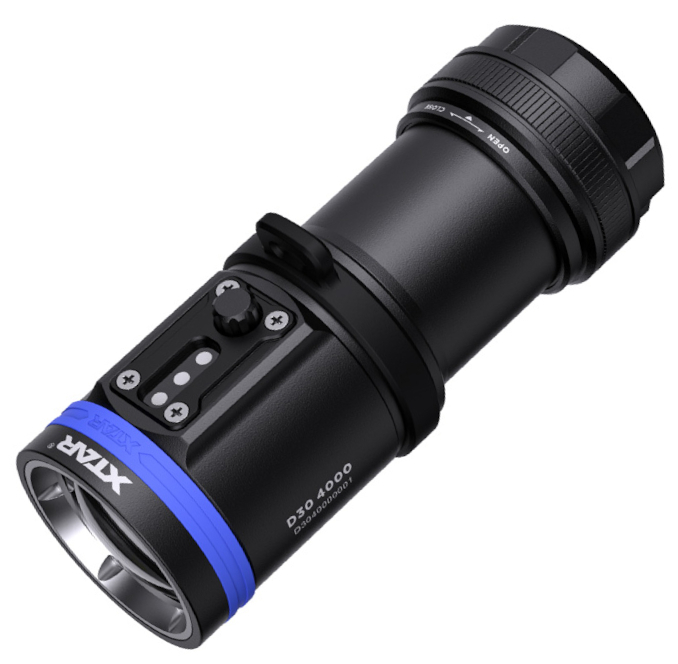 XTAR D30 4000 Dive Torch